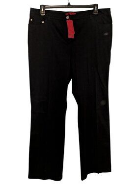 Gianfranco Ferre Womens Black Bootcut Trousers Sz 14 NWT